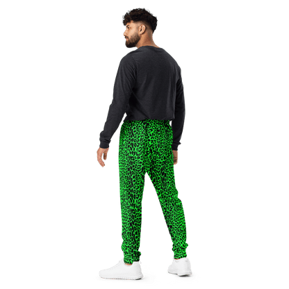 Lime Leopard Unisex Joggers Goth Cloth Co.