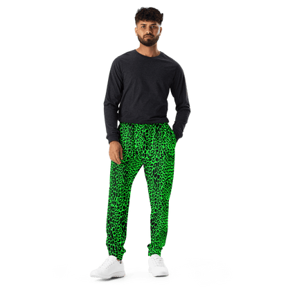 Lime Leopard Unisex Joggers Goth Cloth Co.