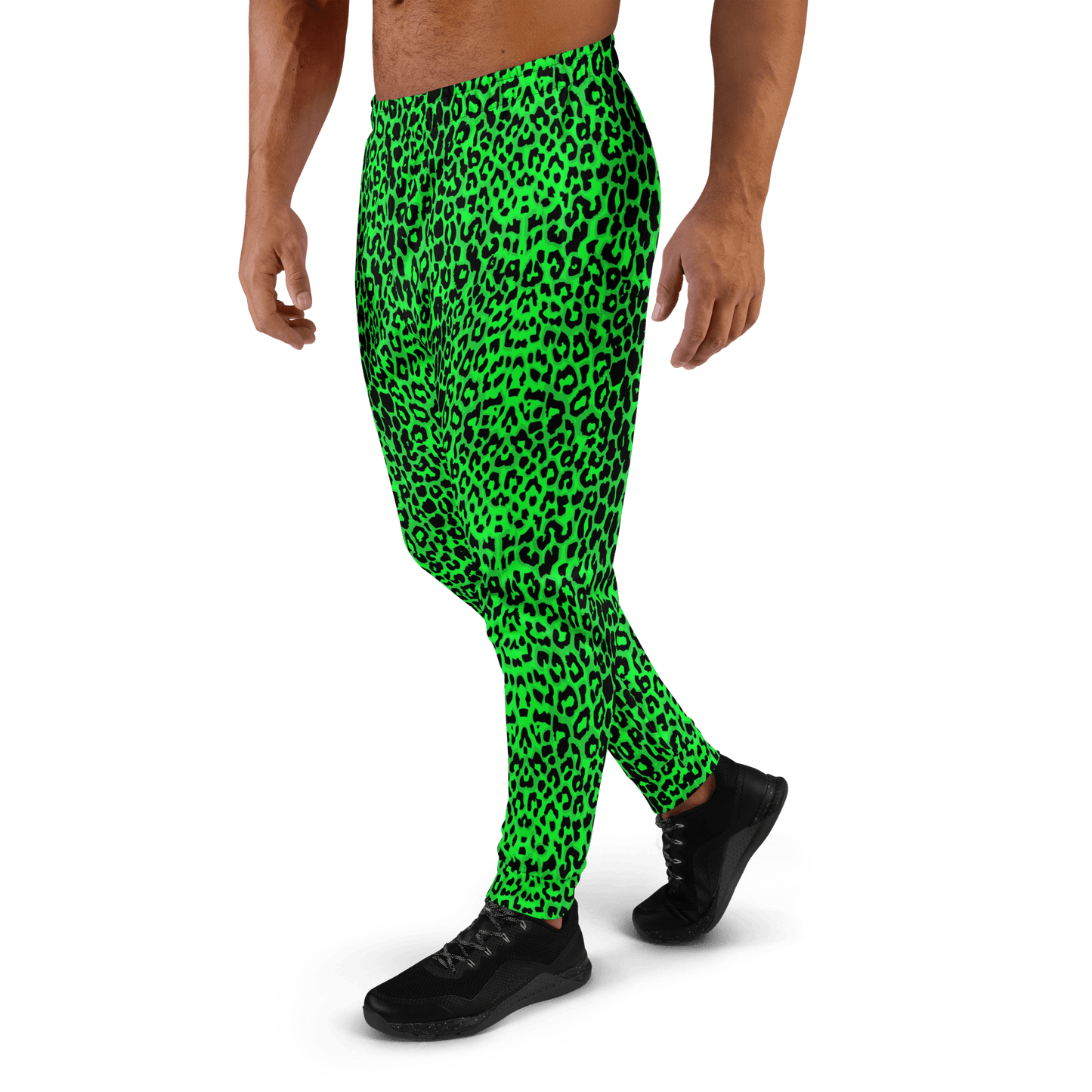 Lime Leopard Unisex Joggers Goth Cloth Co.
