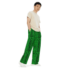 Lime Leopard Unisex Lounge Pants Goth Cloth Co.
