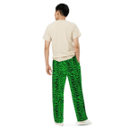 Lime Leopard Unisex Lounge Pants Goth Cloth Co.