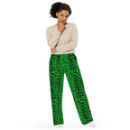 Lime Leopard Unisex Lounge Pants Goth Cloth Co.