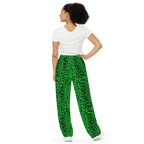 Lime Leopard Unisex Lounge Pants Goth Cloth Co.