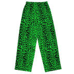 Lime Leopard Unisex Lounge Pants Goth Cloth Co.
