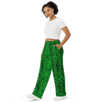 Lime Leopard Unisex Lounge Pants Goth Cloth Co.
