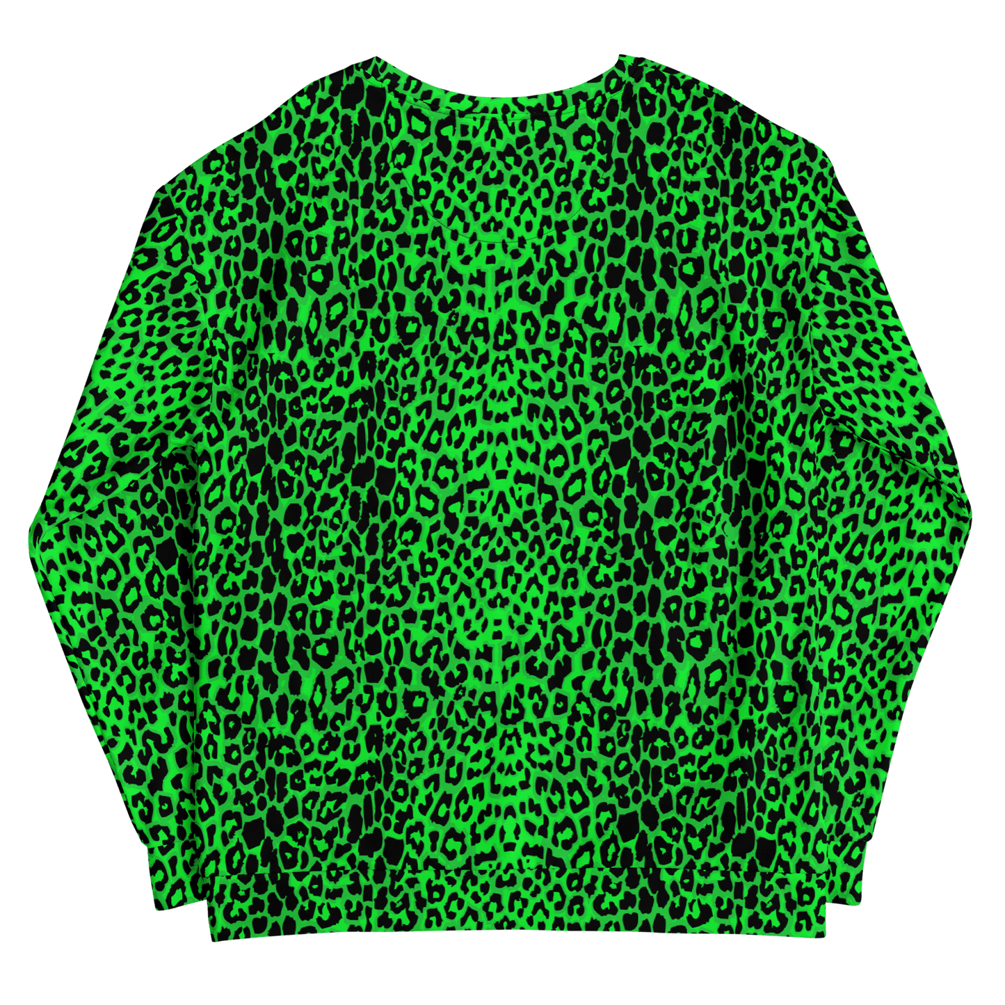 Lime Leopard Unisex Sweatshirt Goth Cloth Co.
