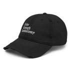 Live Laugh Lobotomy Distressed Dad Hat Goth Cloth Co.