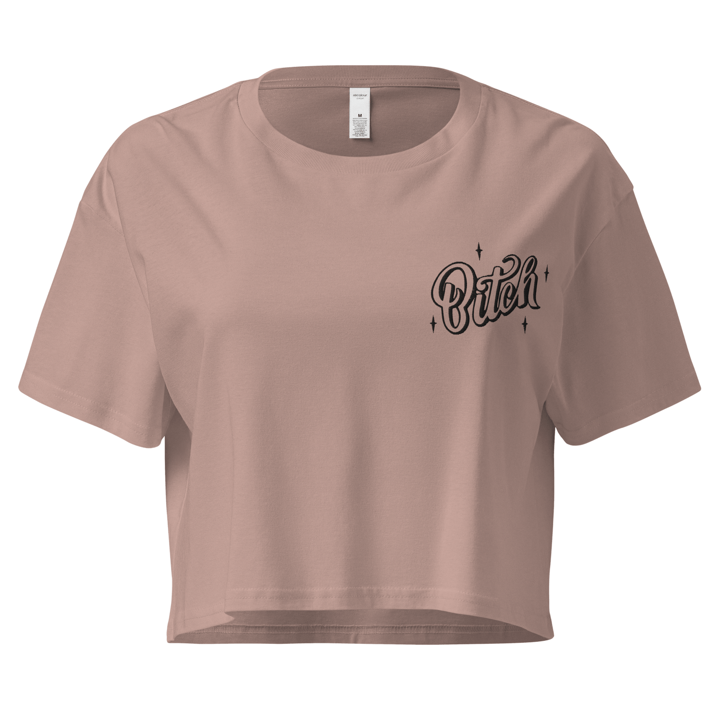 Magical Bitch Embroidered Crop Top Goth Cloth Co.