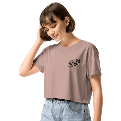 Magical Bitch Embroidered Crop Top Goth Cloth Co.