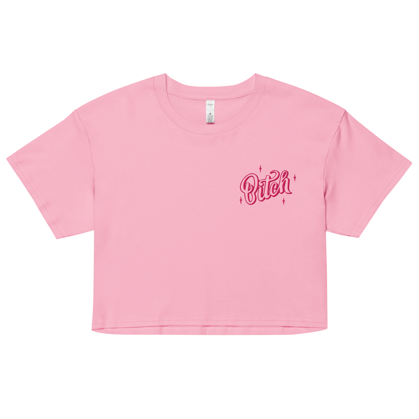 Magical Bitch Embroidered Crop Top Goth Cloth Co.
