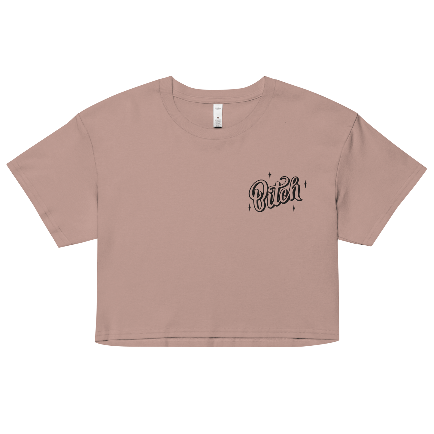 Magical Bitch Embroidered Crop Top Goth Cloth Co.