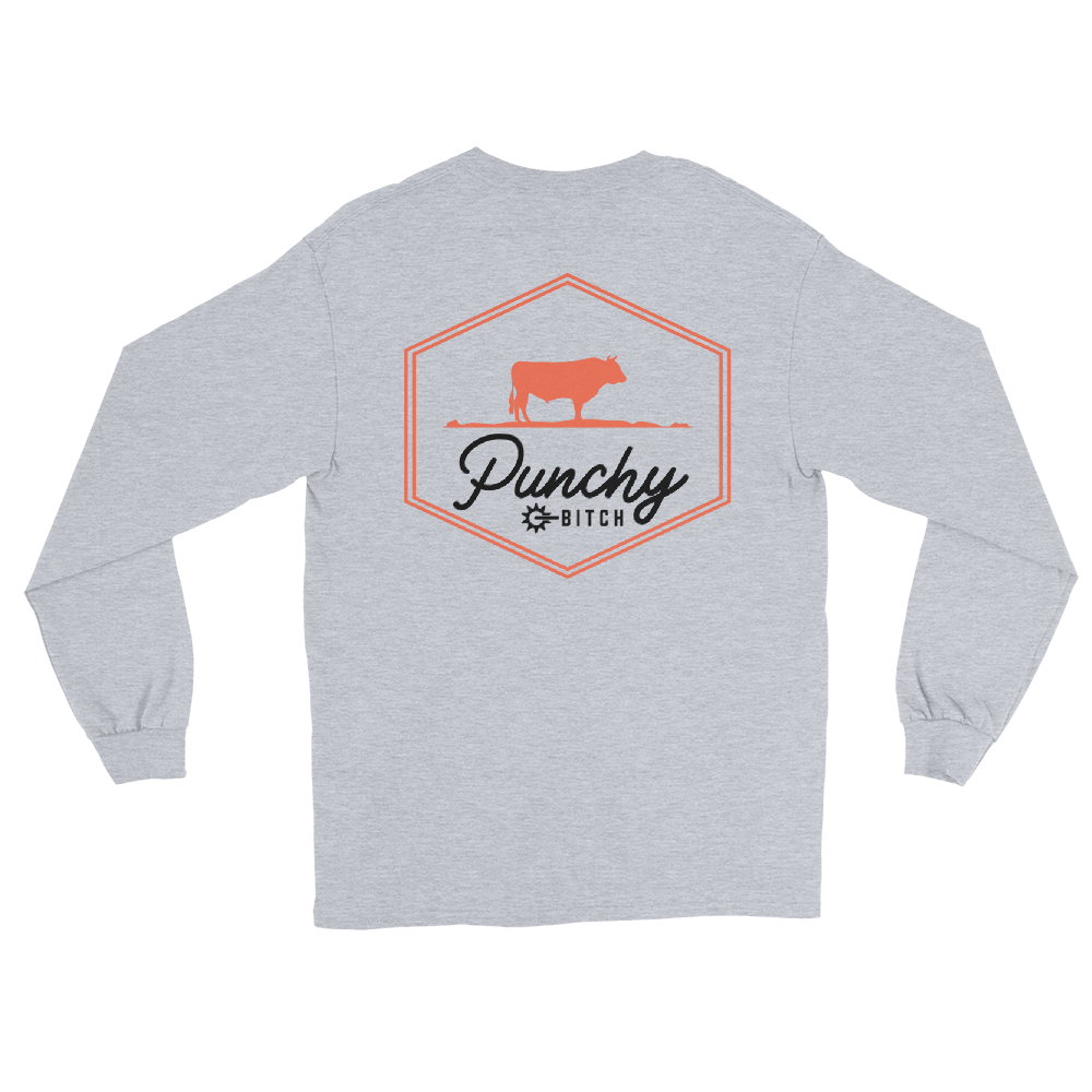Punchy B Cow Long Sleeve Wild Cactus Boutique