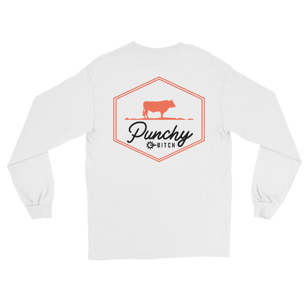 Punchy B Cow Long Sleeve Wild Cactus Boutique
