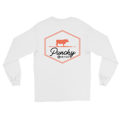 Punchy B Cow Long Sleeve Wild Cactus Boutique