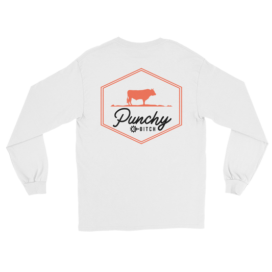 Punchy B Cow Long Sleeve Wild Cactus Boutique