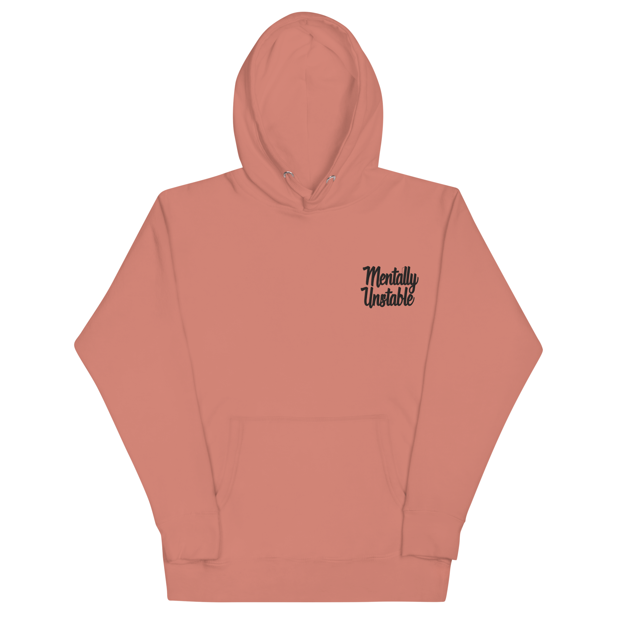 Mentally Unstable Embroidered Hoodie Goth Cloth Co.