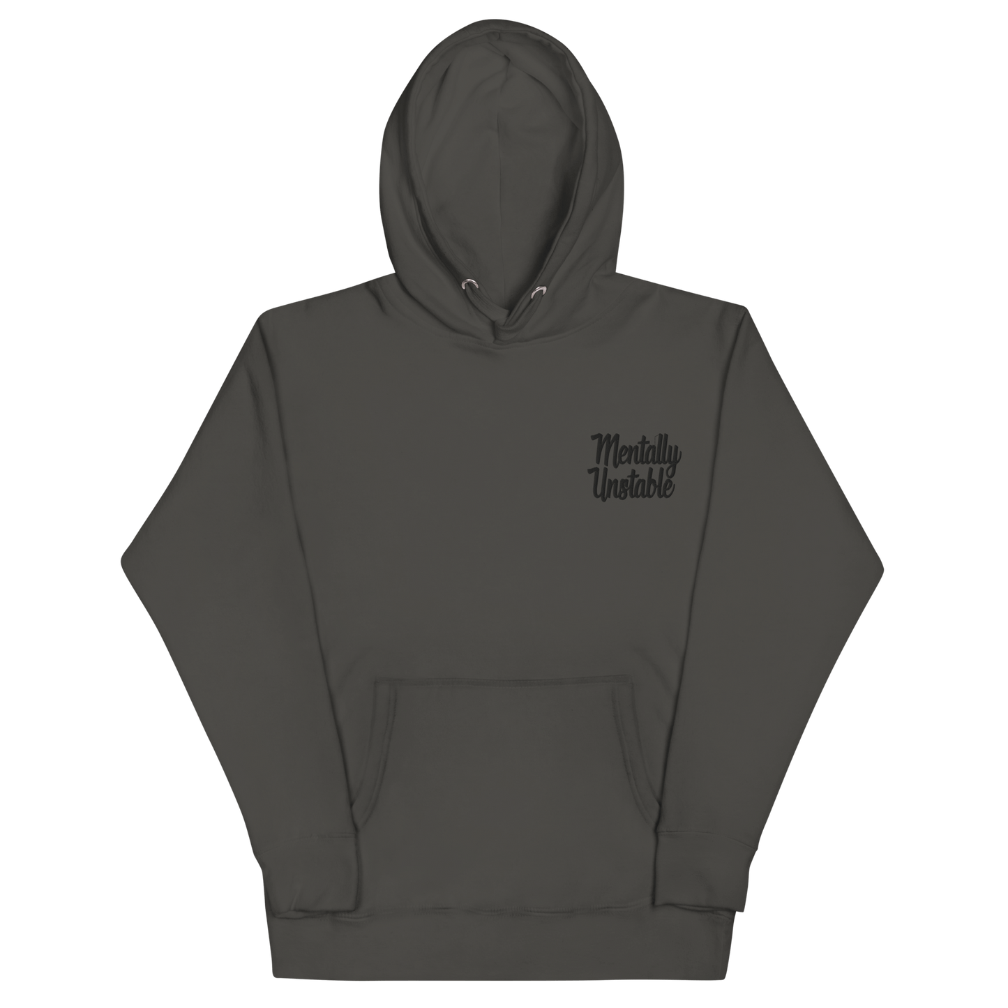 Mentally Unstable Embroidered Hoodie Goth Cloth Co.