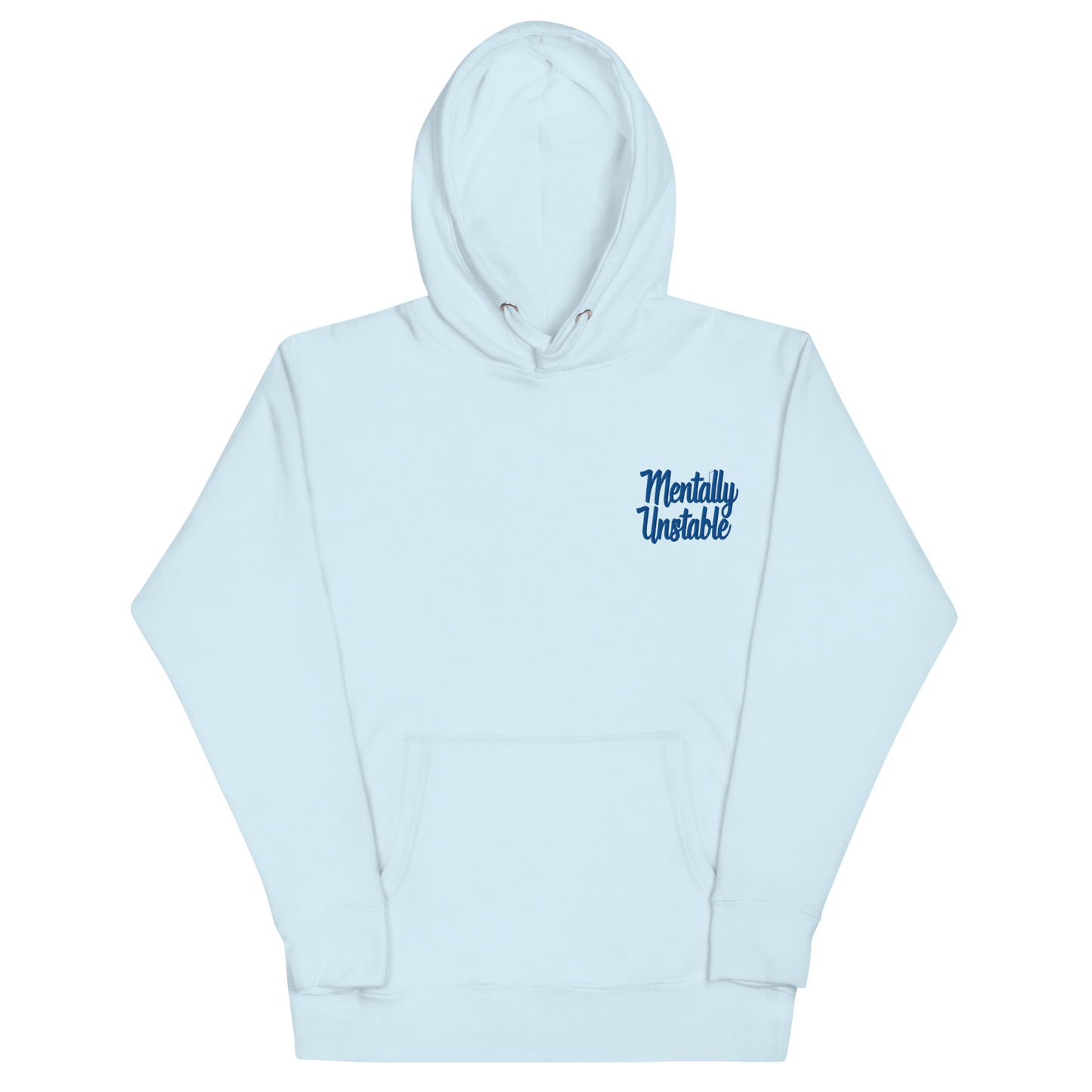 Mentally Unstable Embroidered Hoodie Goth Cloth Co.