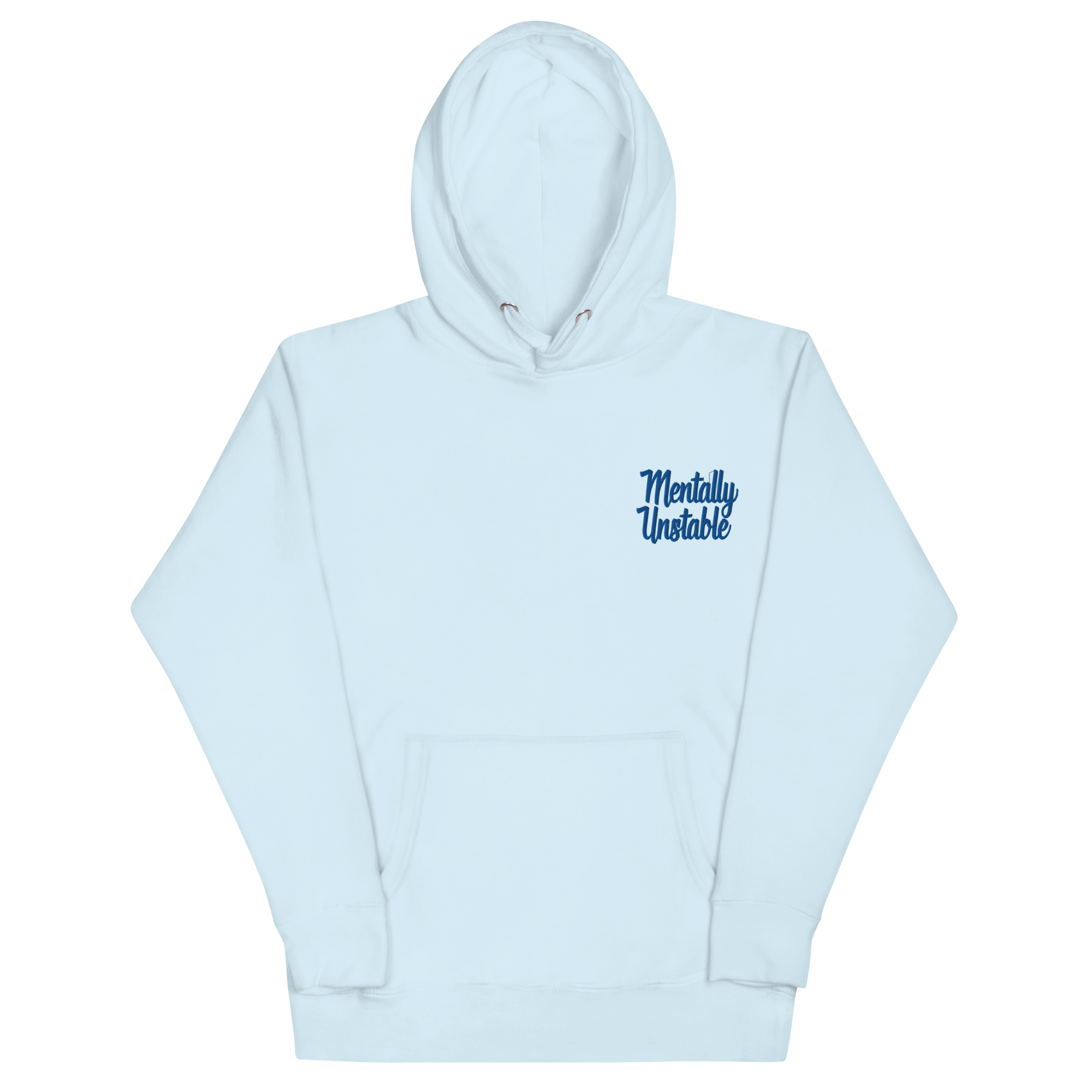 Mentally Unstable Embroidered Hoodie Goth Cloth Co.