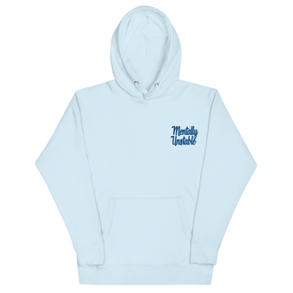 Mentally Unstable Embroidered Hoodie Goth Cloth Co.