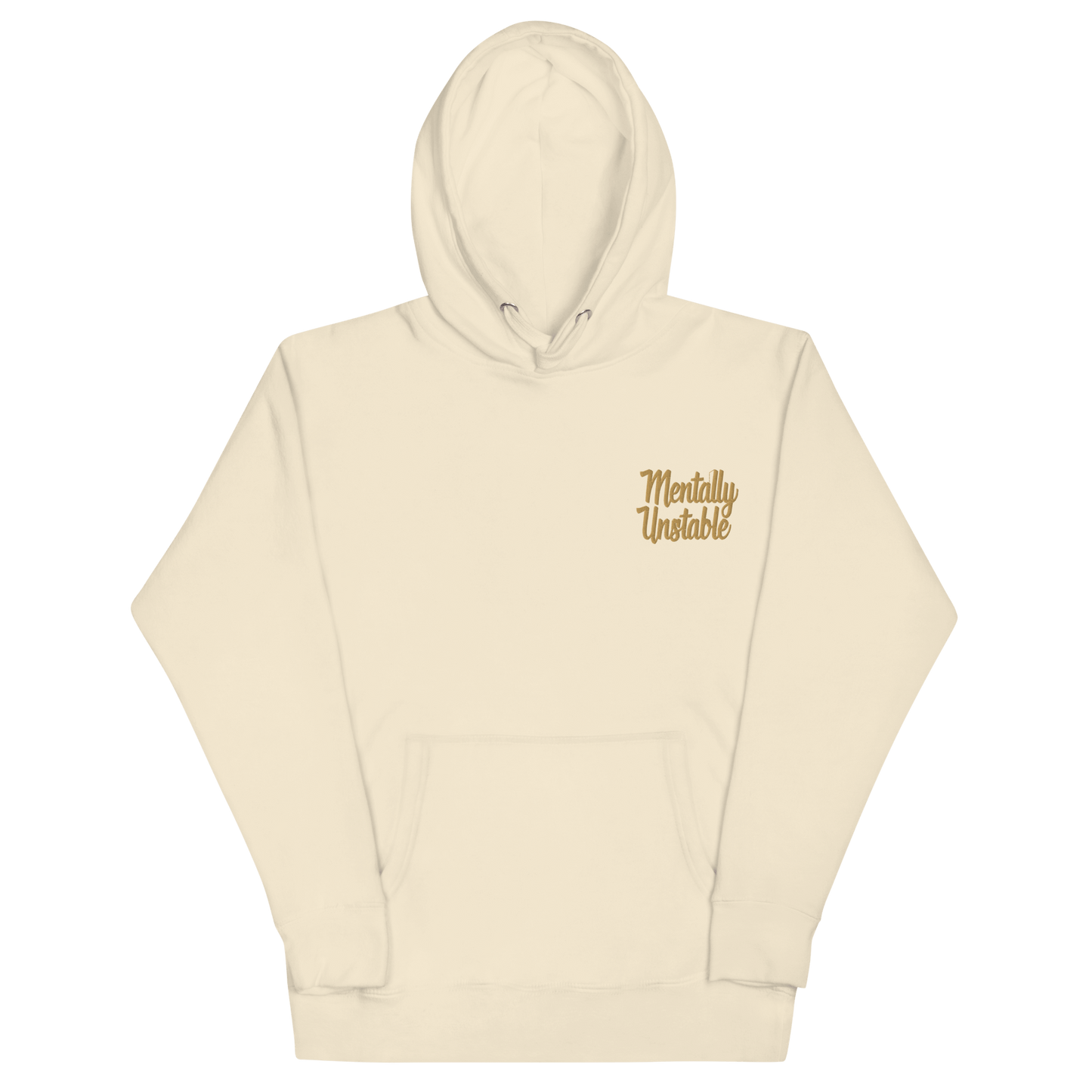 Mentally Unstable Embroidered Hoodie Goth Cloth Co.