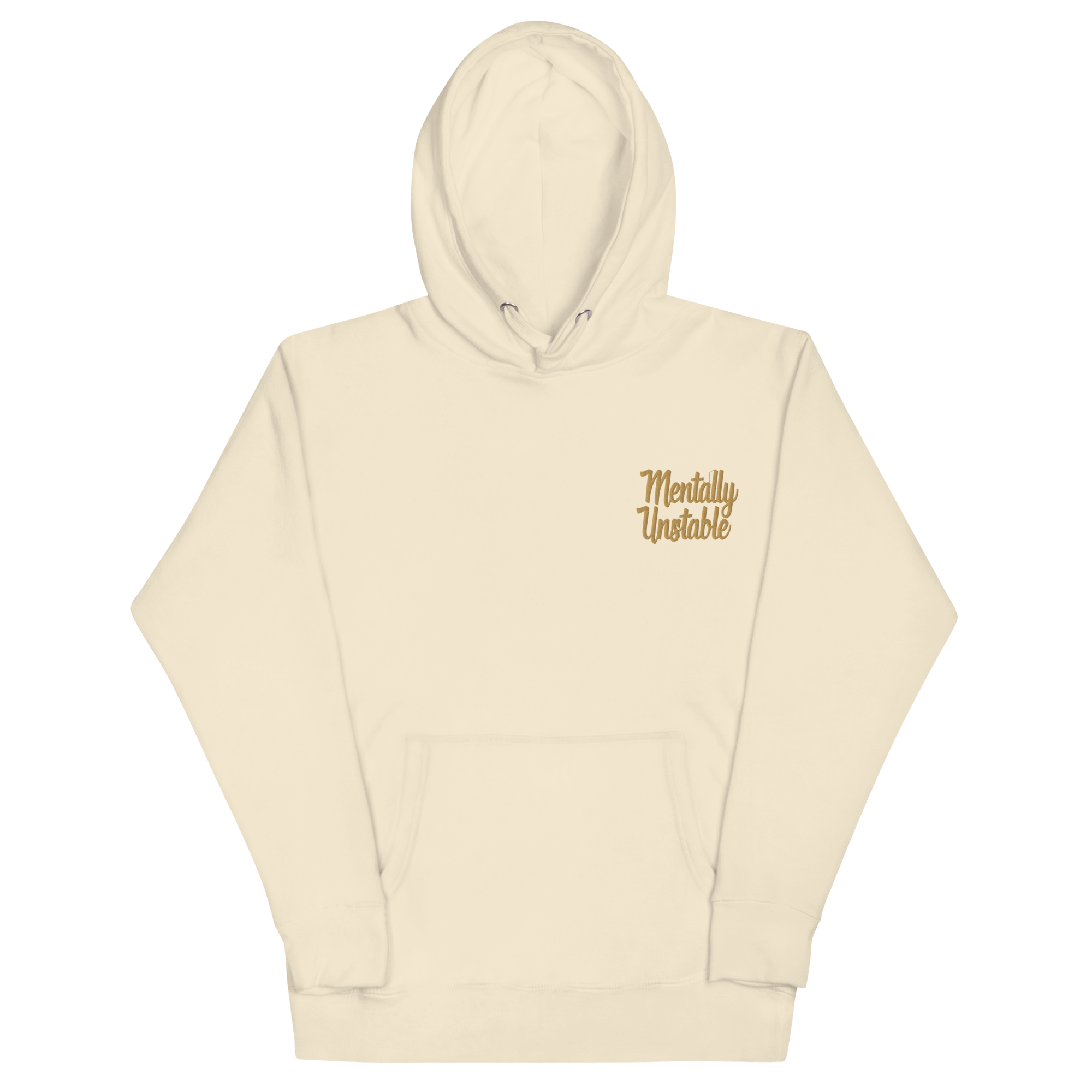 Mentally Unstable Embroidered Hoodie Goth Cloth Co.