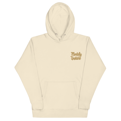Mentally Unstable Embroidered Hoodie Goth Cloth Co.