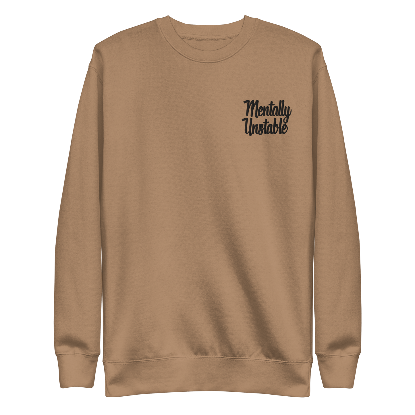 Mentally Unstable Embroidered Sweatshirt Goth Cloth Co.