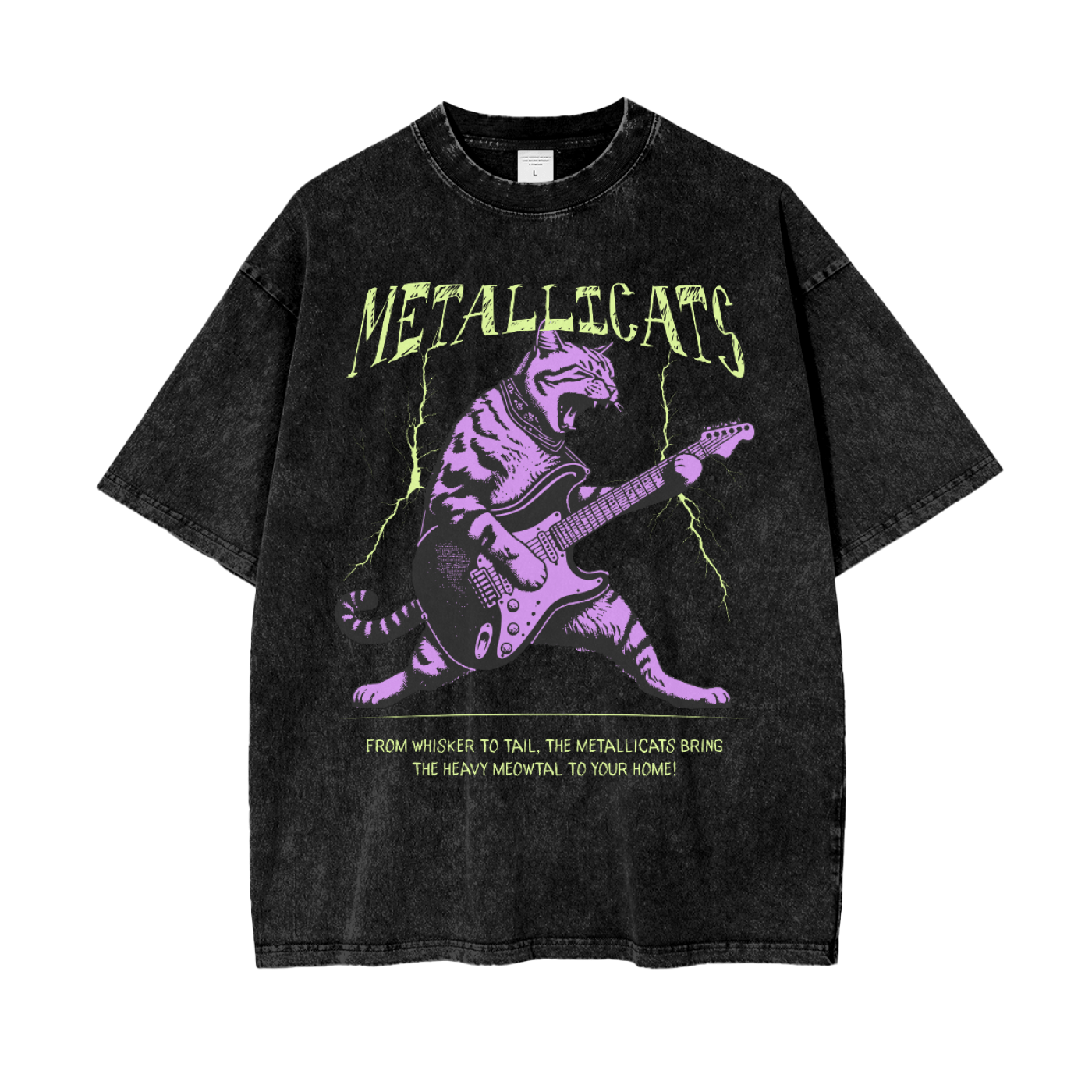 Metallicats Snow Washed T-Shirt Goth Cloth Co.