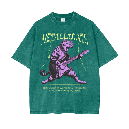 Metallicats Snow Washed T-Shirt Goth Cloth Co.