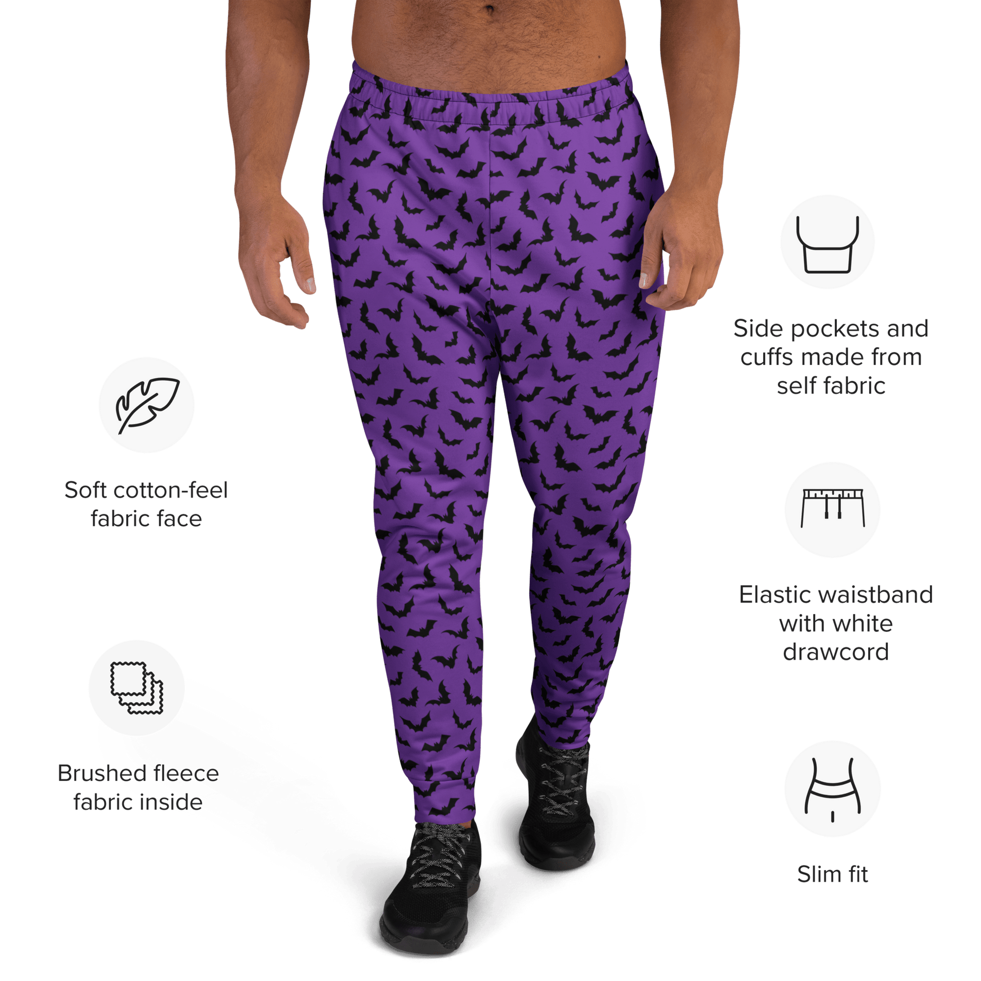 Midnight Bats Unisex Joggers Goth Cloth Co.