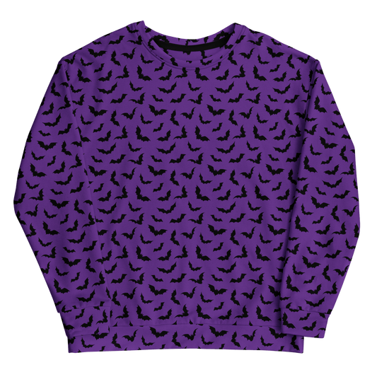 Midnight Bats Unisex Sweatshirt Goth Cloth Co.