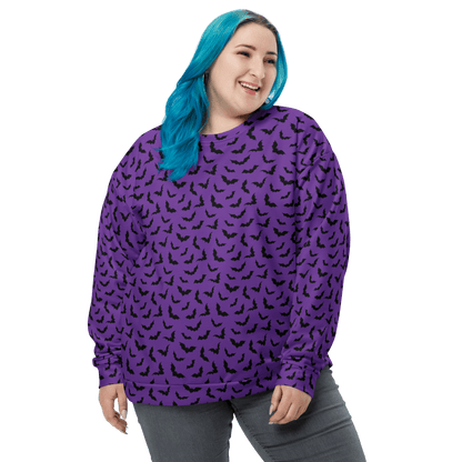 Midnight Bats Unisex Sweatshirt Goth Cloth Co.