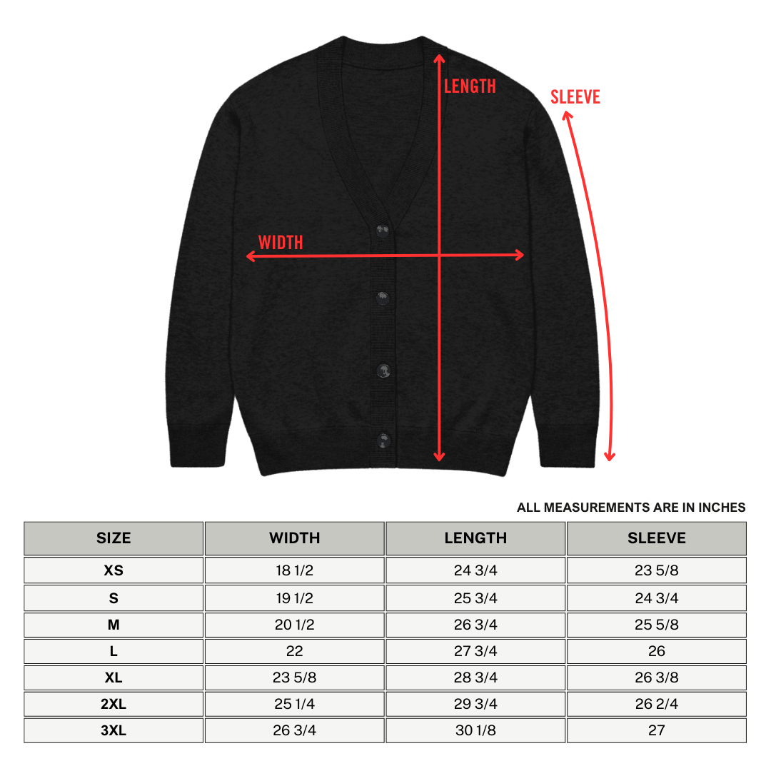 Midnight Bloom Knit Cardigan Goth Cloth Co.