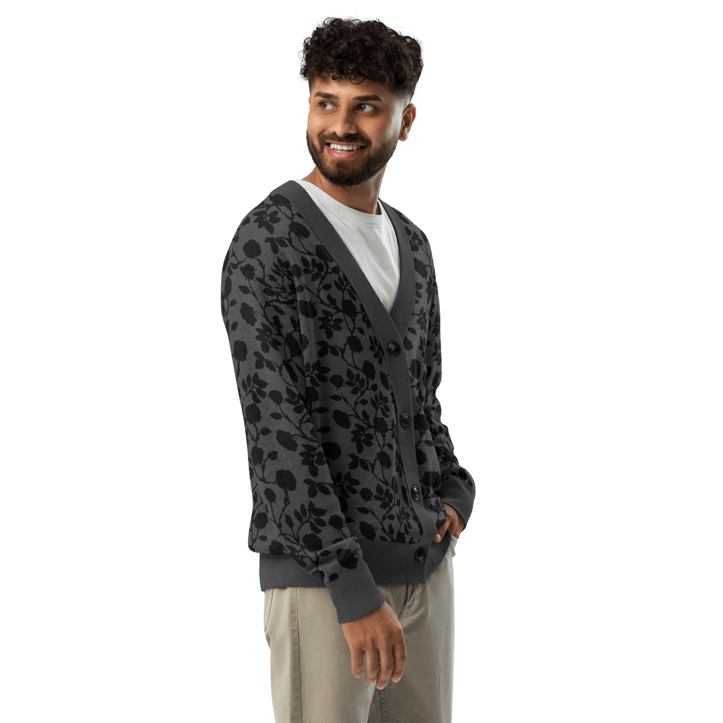Midnight Bloom Knit Cardigan Goth Cloth Co.