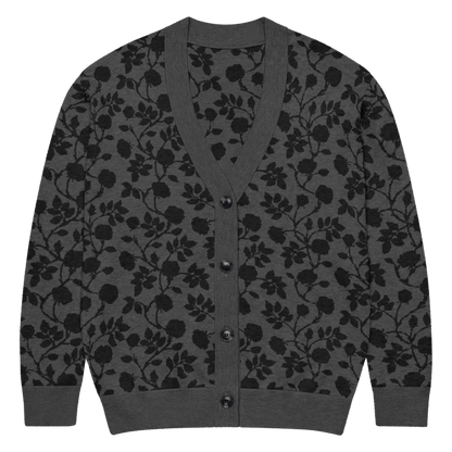 Midnight Bloom Knit Cardigan Goth Cloth Co.