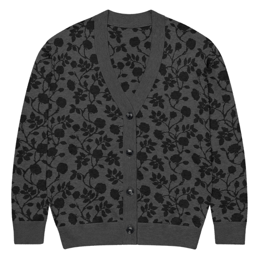 Midnight Bloom Knit Cardigan Goth Cloth Co.