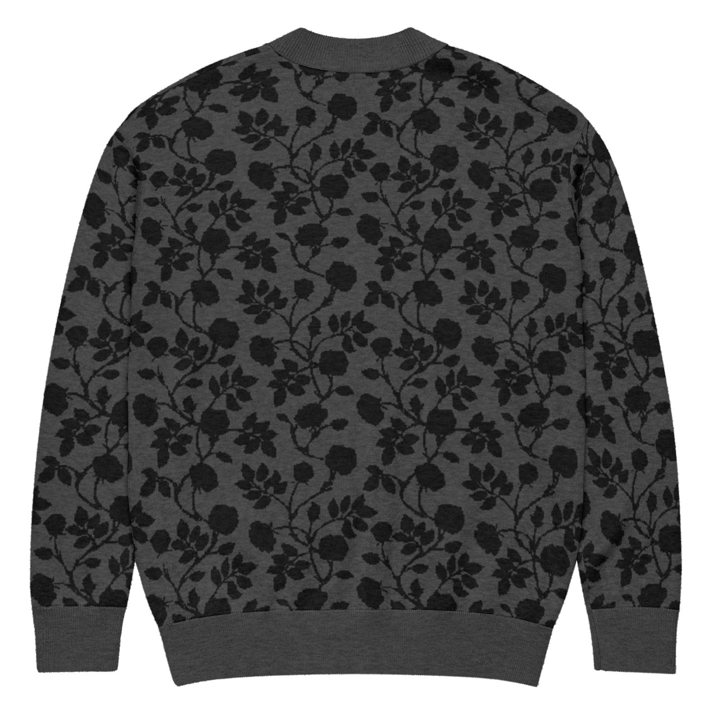 Midnight Bloom Knit Cardigan Goth Cloth Co.