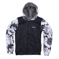 Monochrome Sunflower Heavy Zip Fleece Hoodie Luckless Outfitters
