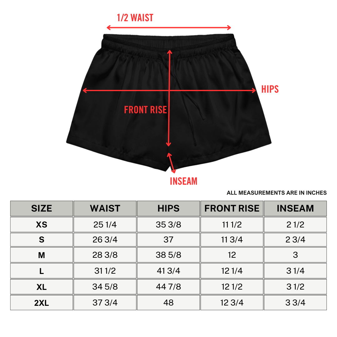 Nevermore Nights Silky Pajama Shorts Goth Cloth Co.
