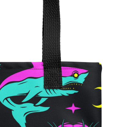 Neon Traditional Tote Bag Goth Cloth Co.