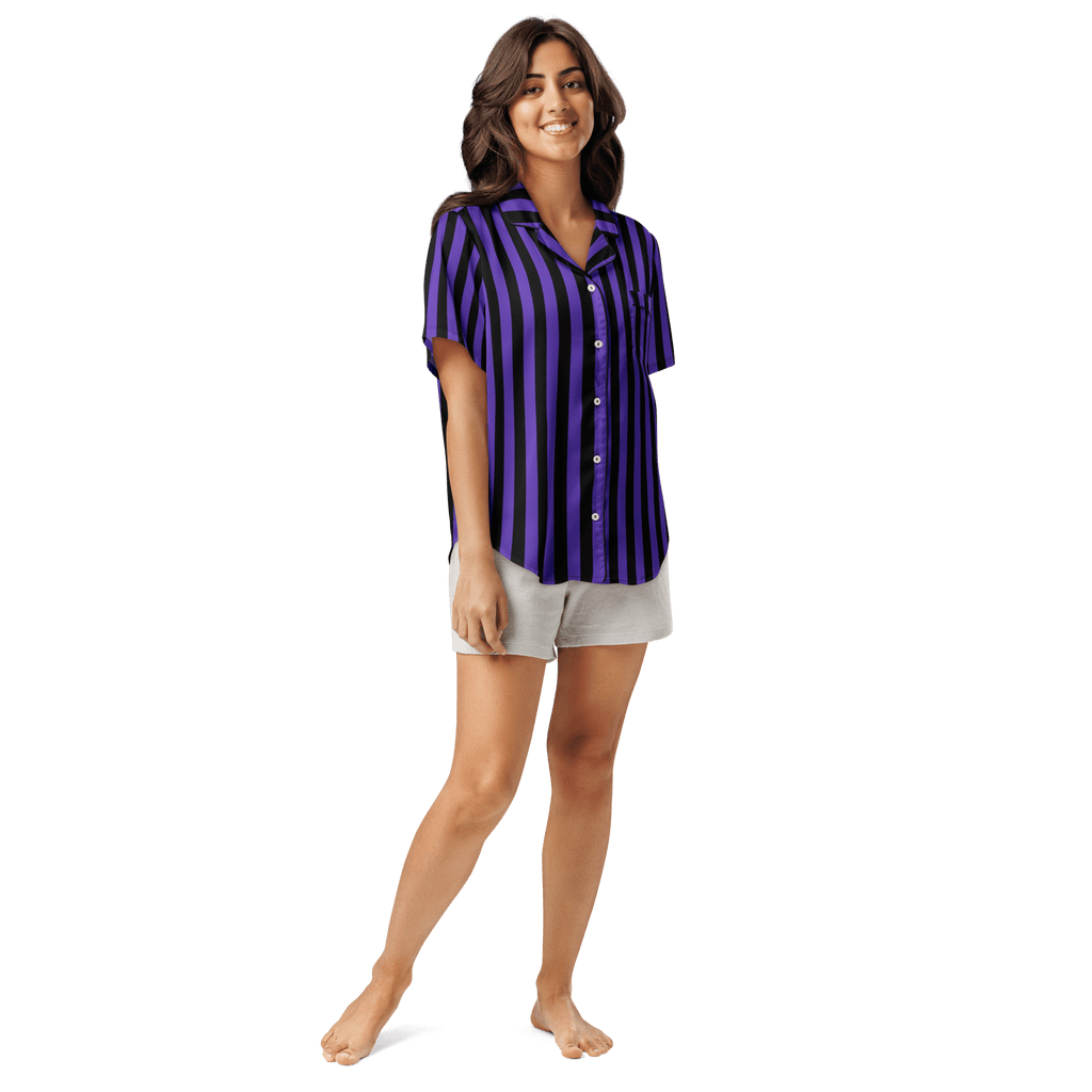 Nevermore Days Silky Pajama Top Goth Cloth Co.