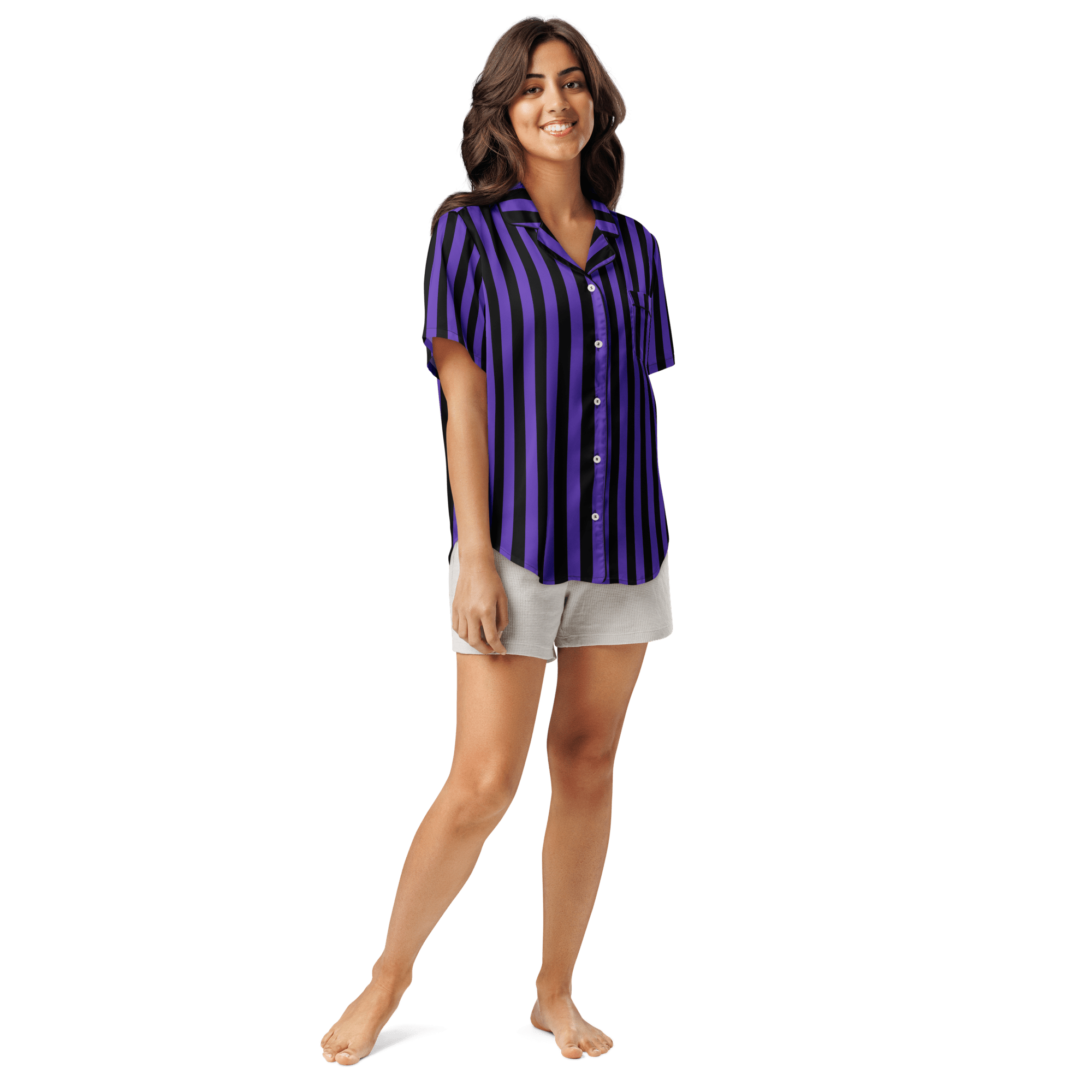 Nevermore Days Silky Pajama Top Goth Cloth Co.
