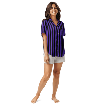 Nevermore Days Silky Pajama Top Goth Cloth Co.