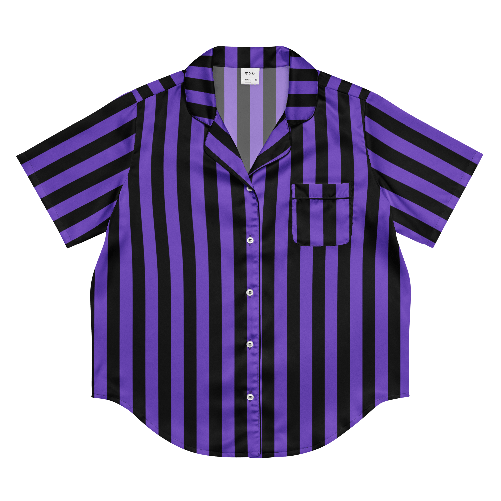 Nevermore Days Silky Pajama Top Goth Cloth Co.