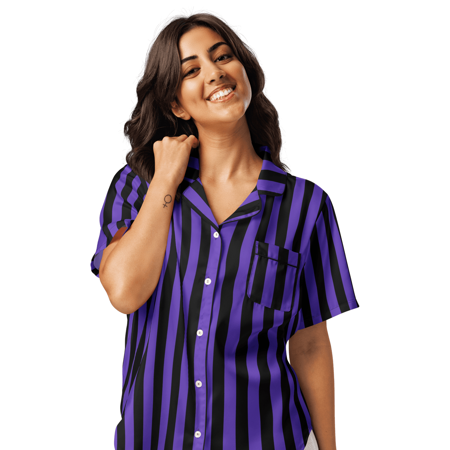 Nevermore Days Silky Pajama Top Goth Cloth Co.
