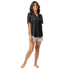 Nevermore Nights Silky Pajama Top Goth Cloth Co.