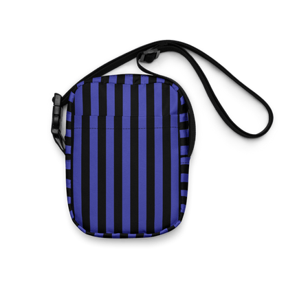 Nevermore Days Striped Crossbody Bag Goth Cloth Co.