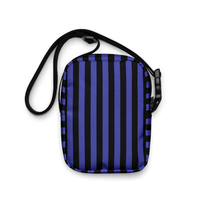 Nevermore Days Striped Crossbody Bag Goth Cloth Co.