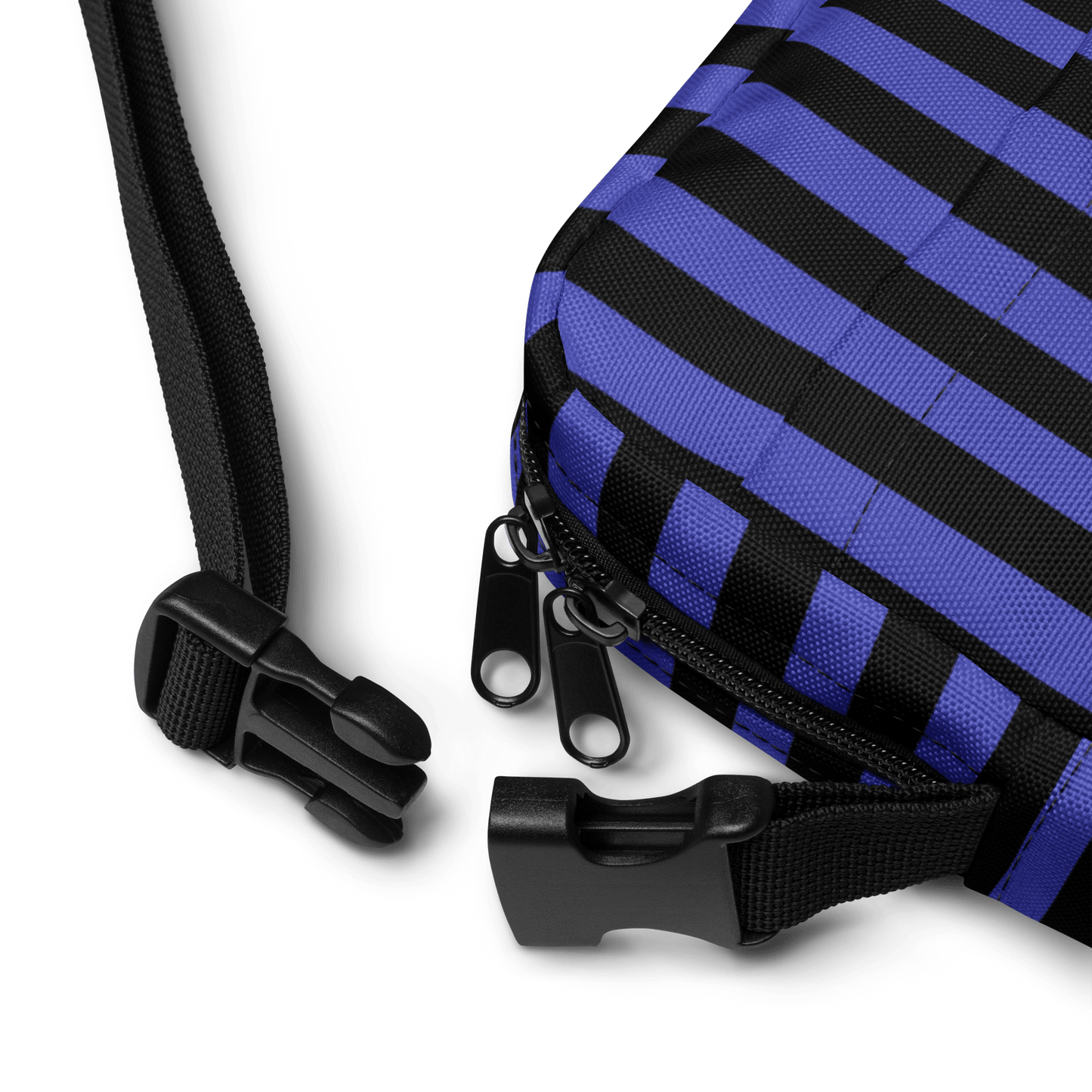 Nevermore Days Striped Crossbody Bag Goth Cloth Co.